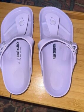 Birkenstock Lavender Gizeh EVA Thong Sandals
